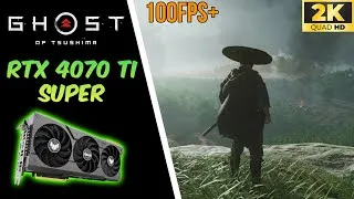Thumbnail: GHOST OF TSUSHIMA: RTX 4070 Ti Super + i7 14700K 1440p/1080 + DLSS Performance Test