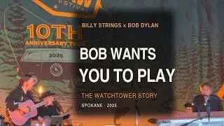 Thumbnail: Billy Strings on Meeting Bob Dylan — The Story Behind “All Along the Watchtower”