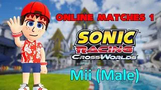 Thumbnail: Sonic Racing: CrossWorlds - Online Matches #1 (Mii Male)