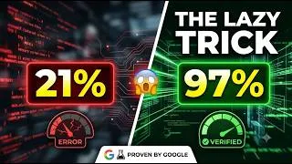 Thumbnail: 21% → 97%: The "Lazy" Prompt Trick Google Just Proved