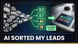 Thumbnail: How to Automate Lead Scoring with AI - I Saved 10 Hours a Week