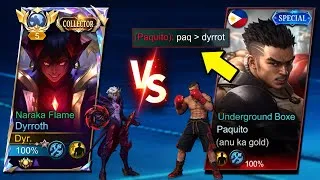 Thumbnail: DYRROTH vs OP META PAQUITO ( win = king of exp ) - MLBB