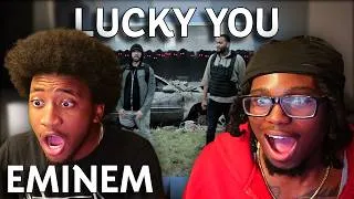 Thumbnail: EMINEM AND JOYNER LUCAS WENT OFF!! | Lucky You First Time Reaction