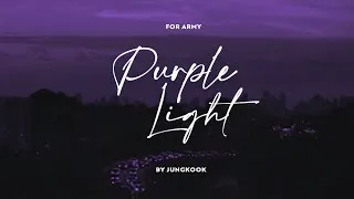 Thumbnail: JUNGKOOK — PURPLE LIGHT (FOR ARMY)