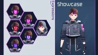 Thumbnail: EuPhoRx Live2D Model Showcase with Digital Mask