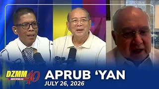 Thumbnail: Aprub 'Yan | DZMM Teleradyo (26 July 2026)