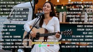 Thumbnail: Smooth Acoustic Love Songs 🎸 Timeless & Popular Hits | You Are The Reason, Let It Be, Imagine