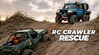Thumbnail: RC Crawler Rescue: Toyota Hilux Gets Buried in Deep Sand