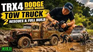 Thumbnail: RC Crawler Rescue Compilation  TRX4 Dodge Power Wagon Tow Truck Build & Recoveries