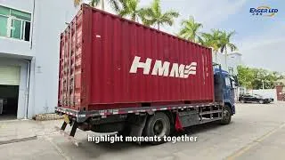 Thumbnail: 200PCS EA1000C6 P3.91 Outdoor Curved LED Screen Shipped to Brazil | EagerLED LED Display Factory