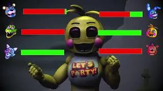 Thumbnail: [SFM FNaF] Security Breach vs Toys With Healthbars