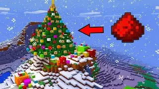 Thumbnail: Big Christmas Tree in Redstone Minecraft Build Hacks