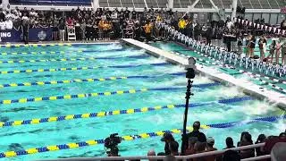 Thumbnail: Jordan Crooks and Josh Liendo TIE at 2025 SEC in 100 free final! Both 40.4!