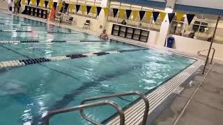 Thumbnail: Return to swimming! 50 fly after training!