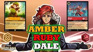 Thumbnail: Is It BETTER Than Amber Amethyst? Amber Ruby Dale - Disney Lorcana Set 12