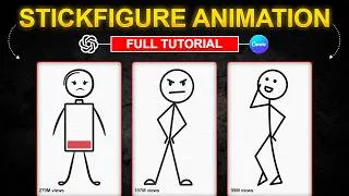 Thumbnail: How to Make VIRAL Stick Figure Animations (Full Tutorial)