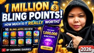 Thumbnail: 1 Million Bling Points! 💰 How Much Is It Really Worth? | 10 Bling Apps Review 2026 