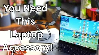 Thumbnail: If you work from home you need this Laptop Accessory! Desk Accessories for Organization 
