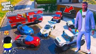 Thumbnail: Franklin Collecting LEGO Super Hero Cars in GTA 5