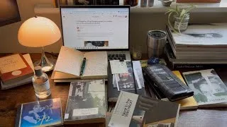 Thumbnail: returning to classics | Clarice Lispector, Sartre & journaling vlog