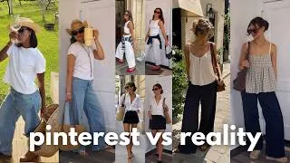 Thumbnail: recreating summer pinterest outfits from my closet (no shopping required!)