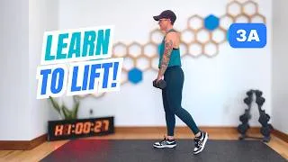 Thumbnail: Beginner Dumbbell Workout for Women | Learn to Lift W3A