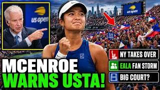 Thumbnail: Patrick McEnroe WARNS: USTA Must BRACE for the LOUDEST Eala Crowd Yet at the US Open!