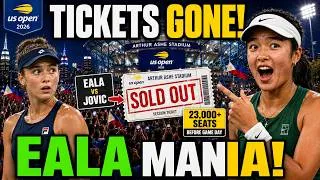 Thumbnail: UNBELIEVABLE! Eala vs. Jovic SELLS OUT in New York Before Game Day!