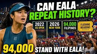 Thumbnail: NEW YORK IS WAITING! Will Alex Eala REPEAT Her 2022 US Open HISTORY With 94,000 Filipinos Behind Her