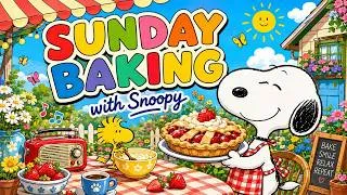 Thumbnail: Sunday Baking Jazz with Snoopy 🍰 Cozy Piano Music for a Happy Weekend at Home