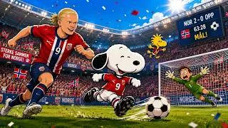 Thumbnail: Snoopy & Haaland's Goal Celebration ⚽🔥 World Cup 2026 Football Fun with Woodstock 🐦