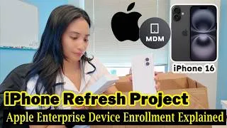 Thumbnail: Apple Enterprise Device Enrollment Explained — iPhone Project Behind the Scenes