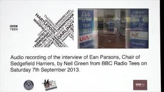 Thumbnail: Ean Parsons interview on Radio Tees