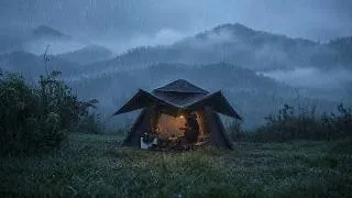 Thumbnail: Not Everyone Can Camp Here 🏕️ Heavy Rain Camping for Relaxing (4K)