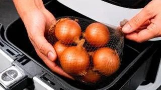 Thumbnail: Genius Air Fryer Onion Trick! I Wish I Knew This Recipe Sooner! You Won't Believe How Tasty It Is!