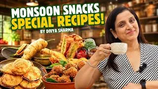 Thumbnail: बारिश में बनाइए ये 3 टेस्टी स्नैक्स 😍 | Monsoon Special Evening Snacks