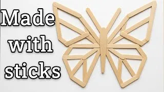 Thumbnail: DIY Popsicle Stick Wall Art | Creative Craft Ideas with Popsicle Sticks