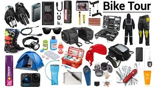 Thumbnail: Motor Bike Long Tour Rider Essentials | Complete Packing List 🏍️ | Must Carry Items for Riders