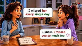 Thumbnail: I Missed You So Much! | English Speaking Practice for Beginners | English conversation practice