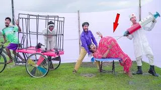 Thumbnail: Very Special Top New Trending Comedy Video 2025 Amazing Injection Wal Doctor Comedy Video Epi-23
