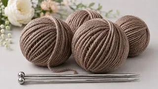 Thumbnail: Knit a Sweater in Three Days! Easy Two-Needle Knitting Pattern