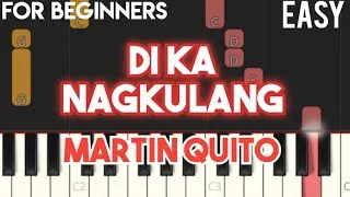 Thumbnail: DI KA NAGKULANG - MARTIN QUITO | SLOW & EASY PIANO TUTORIAL