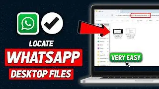 Thumbnail: How to Locate WhatsApp Desktop Files on PC  How to Find WhatsApp Download File Location on Laptop