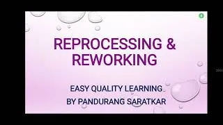 Thumbnail: REPROCESSING & REWORKING IN HINDI