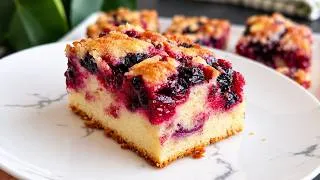 Thumbnail: Easy Fruit cake with Crumble | Easy Quick Recipes