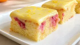 Thumbnail: Quick Delicious Cake recipe - Raspberry Lemon Cake | You will make this cake every day!