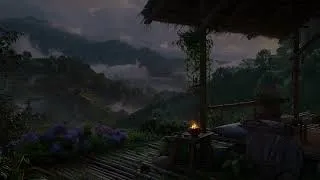 Thumbnail: Hidden Mountain Retreat | Bamboo Porch, Misty Hills & Tranquil Village Life Sounds