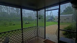 Thumbnail: Heavy Rain on a Quiet Backyard Porch – Relaxing THUNDERSTORM Sounds for Restful Sleep