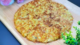 Thumbnail: Crispy Potato Pancake! Breakfast in 15 min ! Very EASY & TASTY recipe