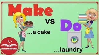Thumbnail: Make vs Do: Tips for English Learners | EasyTeaching